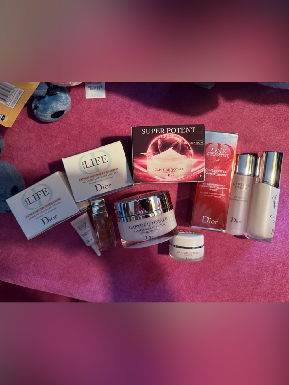 Dior Capture Totale Skincare Set - Pink and Silver Packaging NEW
